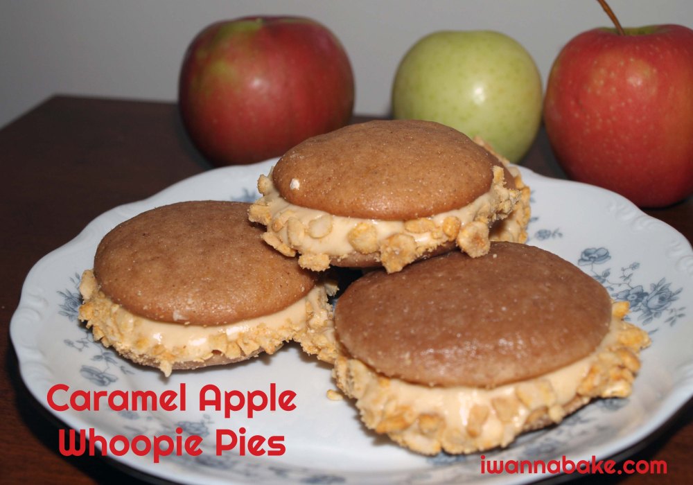 caramel apple whoopie pies