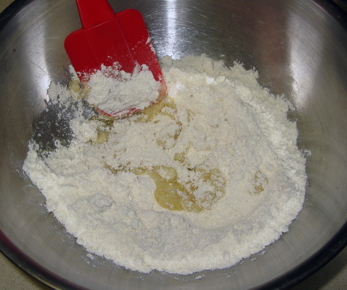 Mixing Almond Flour Mixture 1