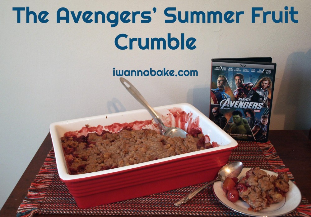 The Avengers' Summer Fruit Crumble